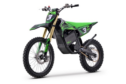 BEMOLO Running VeLo ベロ 25 used 29cm Electric Motocross 8000W | Beneo Motors Venom PLUS Green | 72V