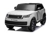 Electric Ride-on car Range Rover Model 2023, Two Seater, White, Leatherette Seats, Radio with USB In