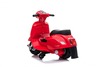Electric Ride-on Scooter Vespa GTS, red, with auxiliary wheels, Licensed, 6V Battery, Leather seat, 