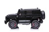 Electric ride-on car Mercedes G with high doors, black, Single seater, 12V battery, 2.4 GHz Remote c