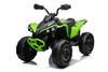 Can-am Renegade electric Ride-on quad, green, single seater, front and rear suspension, LED lights, 