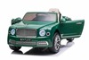 Electric ride-on car Bentley Mulsanne 12V, green, Leatherette seat, 2.4 GHz remote control, Eva whee
