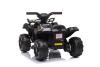 Electric QUAD MINI 6V, Black, MP3 player with USB / AUX input, 1 X 25W Engine, 6V / 4Ah battery, fun