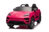 Electric Ride-on car Porsche Macan 12V Licensed with rear-wheel drive (Single seat), pink, Lithium b