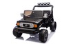 Electric Ride-on car Toyota FJ Cruiser XXL with 4x4 drive, licensed (Two-seater), black, Portable li