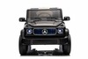 Electric Ride-on car Mercedes-Benz EQG 12V, black, LED underlighted body parts, Functional front and