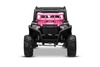 Auto elettrica per bambini 24 V | Beneo Motors UTV RIDE | 2 × 200 W | 2 posti | Rosa