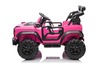 Ford Bronco XL elektrische kinderauto met achterwielaandrijving, gelicentieerd (tweezitter), roze, l