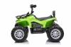 Electric QUAD SUPERPOWER 12V, green, Plastic wheels with rubber band, 2 x 45W Motor, plastic seat, s