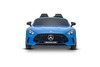 Electric Ride-on car Mercedes GT63 AMG 24V with 4x4 drive, blue, Two-seater, Adjustable driver's sea