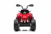 Electric QUAD SUPERPOWER 12V, red, Plastic wheels with rubber band, 2 x 45W Motor, plastic seat, sus