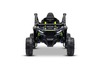 Electric Ride-on car Kawasaki TERYX KRX 1000 12V, black, single seat, rear axle suspension, 2.4 Ghz 