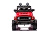 Toyota FJ Cruiser elektrické autíčko pre deti s pohonom zadných kolies, Červená, 12V akumulátor, vysoký podvozok, široké sedadlo