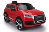 Auto elettrica per bambini Audi Q7 Quattro, Rosso, con licenza ufficiale, a batteria, porte apribili