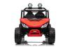 Electric Ride-on car T-REX Ride 4x4 Two-seater 24V, red, MP3 Player with USB/AUX input, 4x4 drive, L