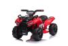 Electric QUAD MINI 6V, Red, MP3 player with USB / AUX input, 1 X 25W Engine, 6V / 4Ah battery, funct