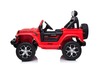 Electric Ride-On JEEP Wrangler, Red, Double Leather Seat, Radio with Bluetooth and USB Input, 4x4 Dr