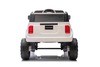 Electric ride-on car Toyota Landcruiser 12V, white, wide single seat, 2.4 GHz remote control, USB / 