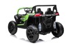Electric Ride-on car UTV XXL 24V, green, two-seater, Engine with differential, Inflatable rubber whe