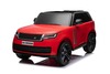Electric Ride-on car Range Rover Model 2023, Two Seater, Red, Leatherette Seats, Radio with USB Inpu