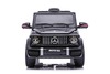 Electric ride-on car Mercedes G with high doors, black, Single seater, 12V battery, 2.4 GHz Remote c