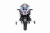 Electric Motorbike BMW HP4 RACE 12V, Licensed, white, 12V battery, EVA soft wheels, 2 x 35W Engines,
