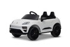 Electric Ride-on car Porsche Macan 12V Licensed with rear-wheel drive (Single seat), white, Lithium 