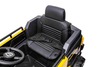 Electric ride-on car Volvo Excavator 12V with front digger ladle, Single seat, green, soft leatheret
