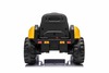 Licensed Caterpillar Electric Excavator, Single Seat, Yellow, USB Input on MP3 Player, Rear Drive wi