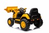 Licensed Caterpillar Electric Excavator with Slope Bucket, Single Seat, Yellow, USB Input on MP3 Pla