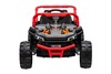 Electric ride-on car UTV Small 12V, black, Rear wheel drive, 12V battery, Plastic wheels, Wide doubl