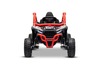Electric Ride-on car Kawasaki TERYX KRX 1000 12V, red, single seat, rear axle suspension, 2.4 Ghz re