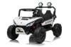 Electric Ride-on car T-REX Ride 4x4 Two-seater 24V, white, MP3 Player with USB/AUX input, 4x4 drive,