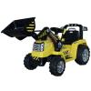 Electric Tractor MASTERS with ladle, yellow, Rear wheel drive, 12V battery,2 x 25W Engines, Front La