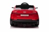 Electric Ride-on car Audi E-tron Sportback 12V, red, wide single seat with three-point seat belt, 2.