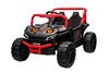 Electric ride-on car UTV Small 12V, black, Rear wheel drive, 12V battery, Plastic wheels, Wide doubl
