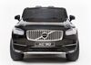 Electric Ride-On Volvo XC90, Black, Double Leather Seat, MP3 player with USB Input, Opening doors an