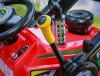 Electric Tractor MASTERS with ladle, red, Rear wheel drive, 12V battery,2 x 25W Engines, Front Ladle