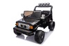 Electric Ride-on car Toyota FJ Cruiser XXL with 4x4 drive, licensed (Two-seater), black, Portable li