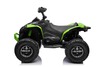 Can-am Renegade electric Ride-on quad, green, single seater, front and rear suspension, LED lights, 