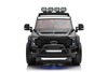 Electric Ride-On Toy Car Duty 24V black, Two-seater, 4X4 drive with high-performance 24V Engines and