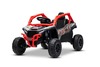 Electric Ride-on car Kawasaki TERYX KRX 1000 12V, red, single seat, rear axle suspension, 2.4 Ghz re