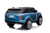 Electric Ride-On Range Rover, Blue Painted, Double Leather Seat, LCD Display with USB Input, 4x4 Dri