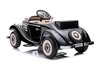 Electric Ride-On Toy Car Mercedes-Benz 540K, Black, Local parental control by Steering wheel, 2.4Ghz