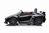 Electric Ride on Car Lamborghini Aventador 24V for two users, Black Paint, MP4 Player, PU Seats, Ver