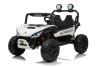 Electric Ride-on car T-REX Ride 4x4 Two-seater 24V, white, MP3 Player with USB/AUX input, 4x4 drive,