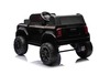 Electric ride-on car Toyota Landcruiser 12V, black, wide single seat, 2.4 GHz remote control, USB / 