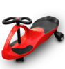 RIRICAR Red - swing car for kids with silent PU wheels