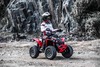Can-am Renegade electric Ride-on quad, red, single seater, front and rear suspension, LED lights, Li