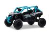 Electric Ride-on car Kawasaki TERYX KRX 1000 12V, blue, single seat, rear axle suspension, 2.4 Ghz r